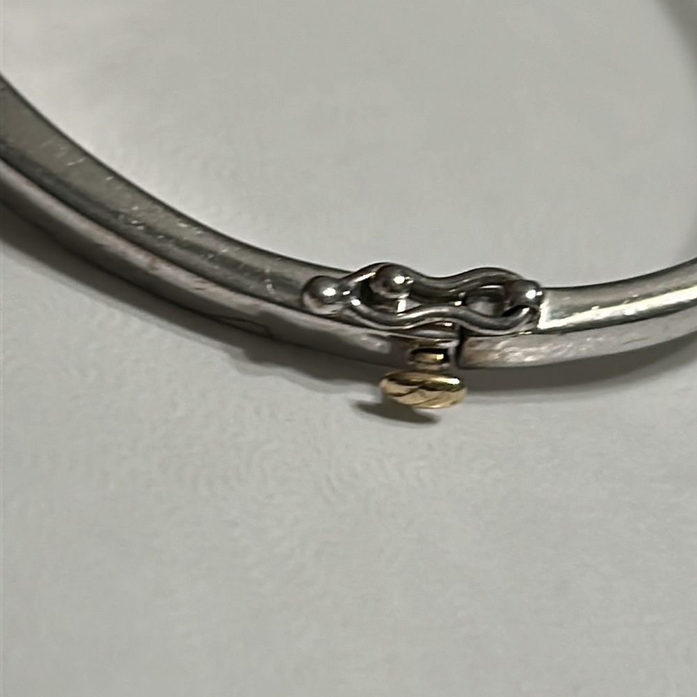 Sterling Silver Infinity Bangle Bracelet - image 6